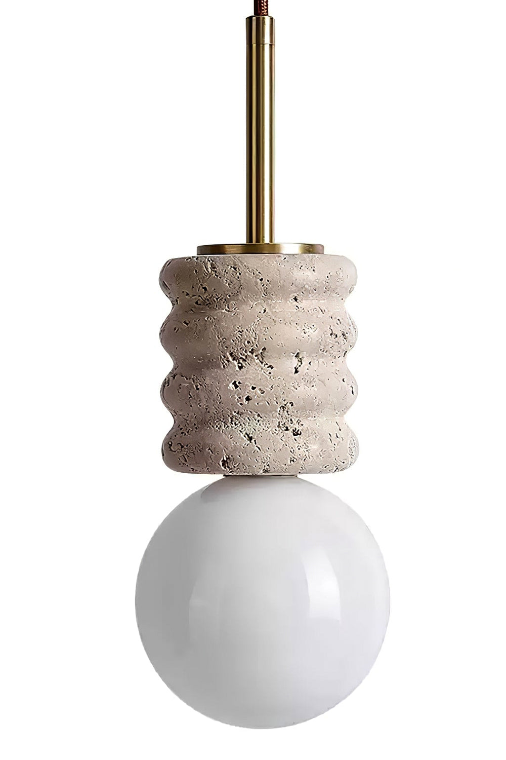 Alvia Travertine Pendant Lamp - view 13 | everlamps