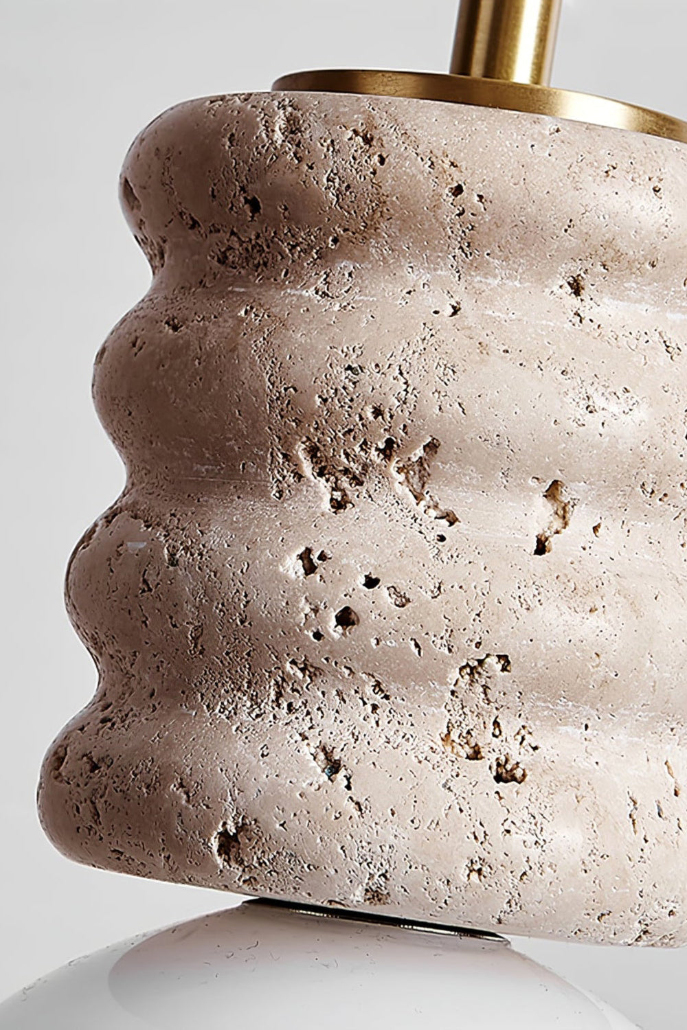 Alvia Travertine Pendant Lamp - view 14 | everlamps
