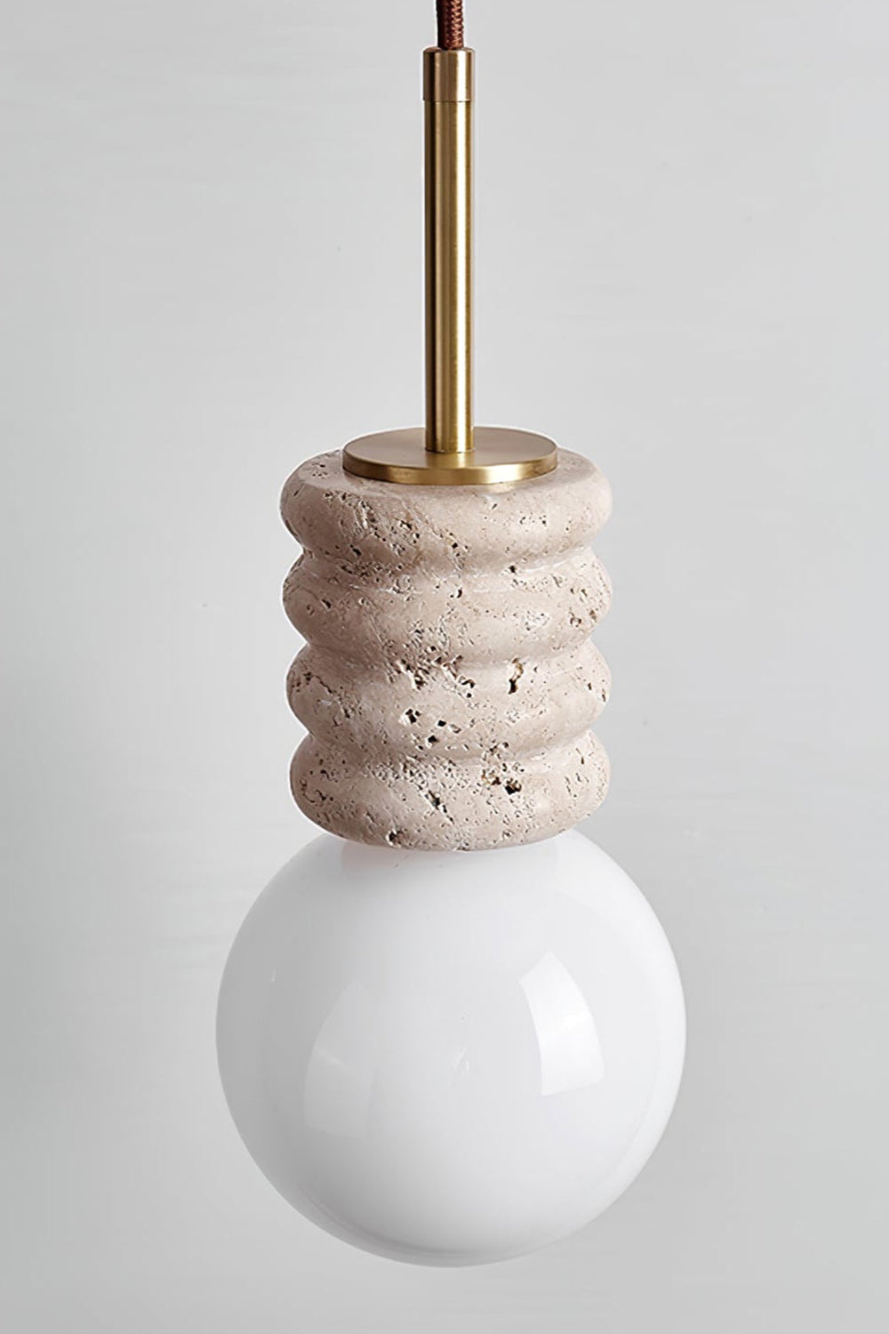 Alvia Travertine Pendant Lamp - view 15 | everlamps