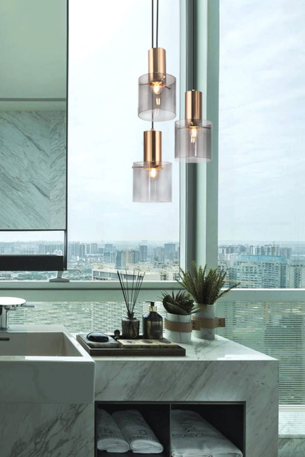 Alyssa Gold Pendant Lamp - everlamps
