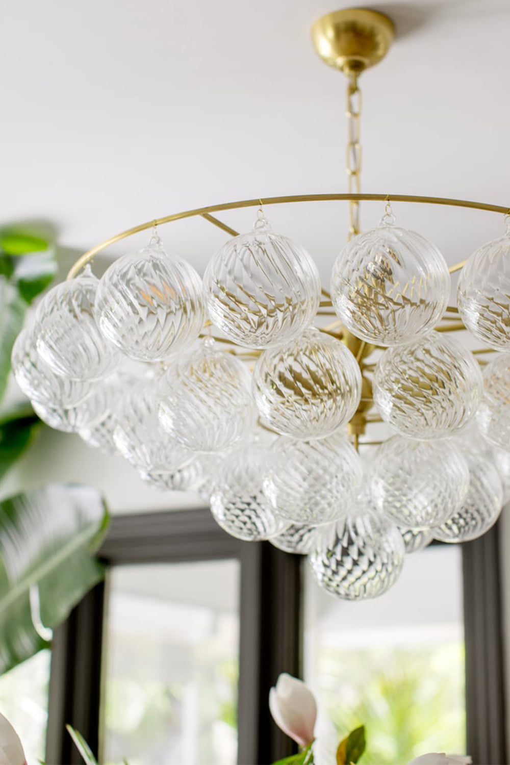 Amber Bubble Glass Chandelier - view 22 | everlamps