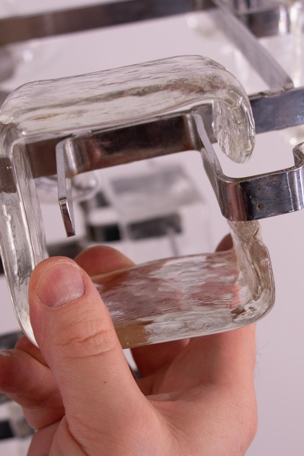 Amber & Clear Art Chandelier - view 12 | everlamps