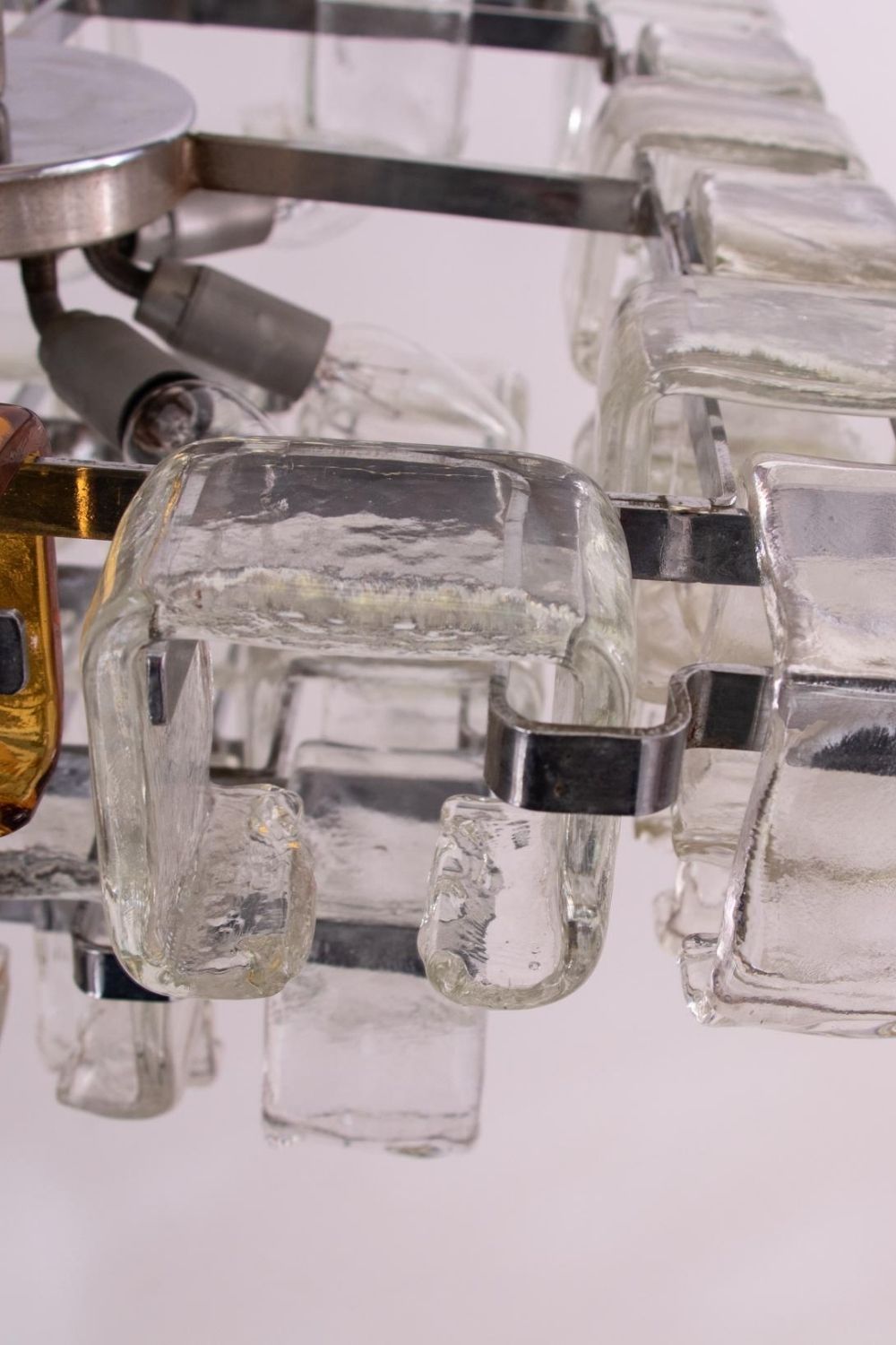 Amber & Clear Art Chandelier - view 14 | everlamps