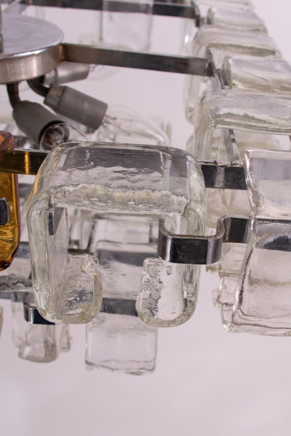 Amber & Clear Art Chandelier - view 14 | everlamps