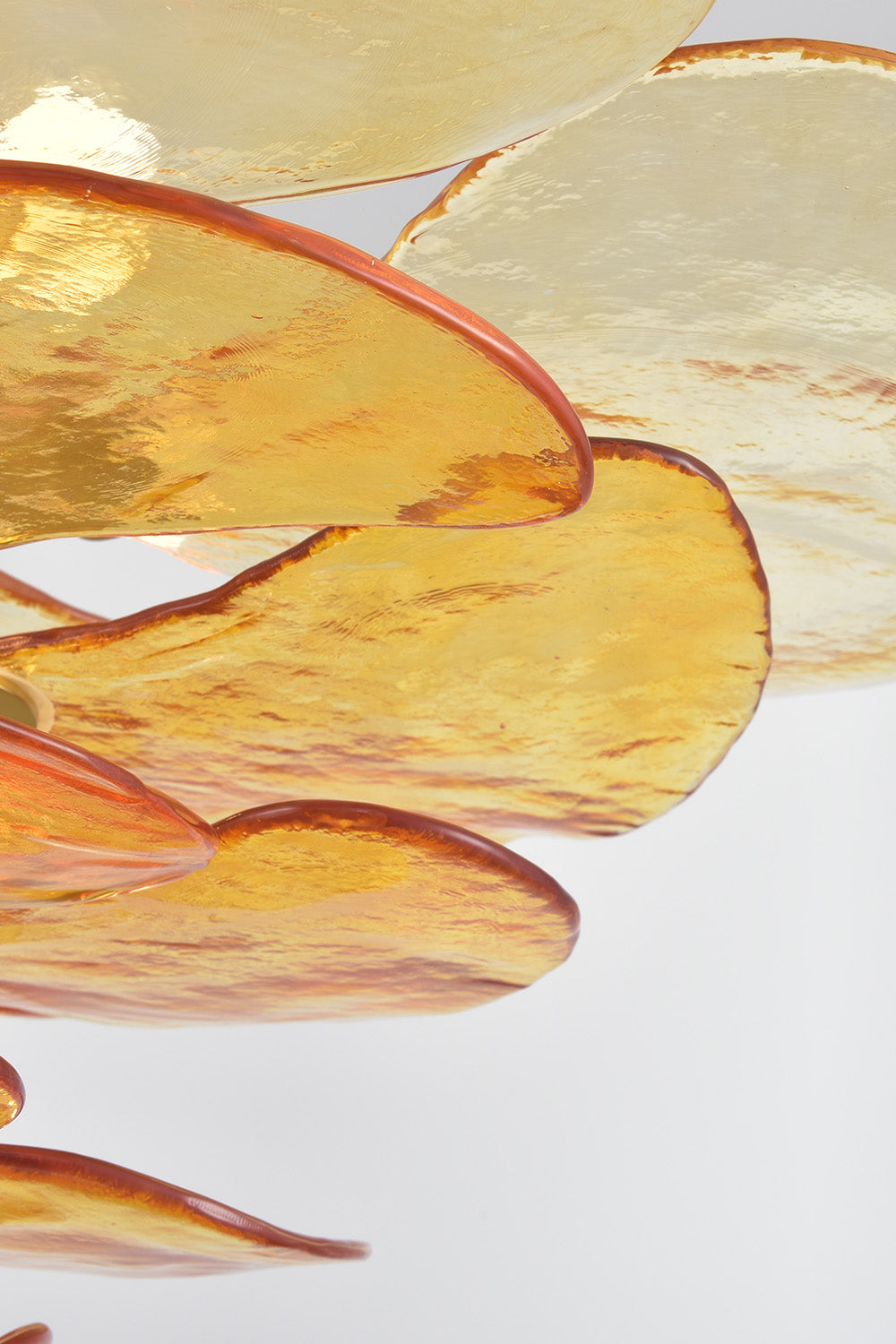 Amber Glass Chandelier - view 14 | everlamps