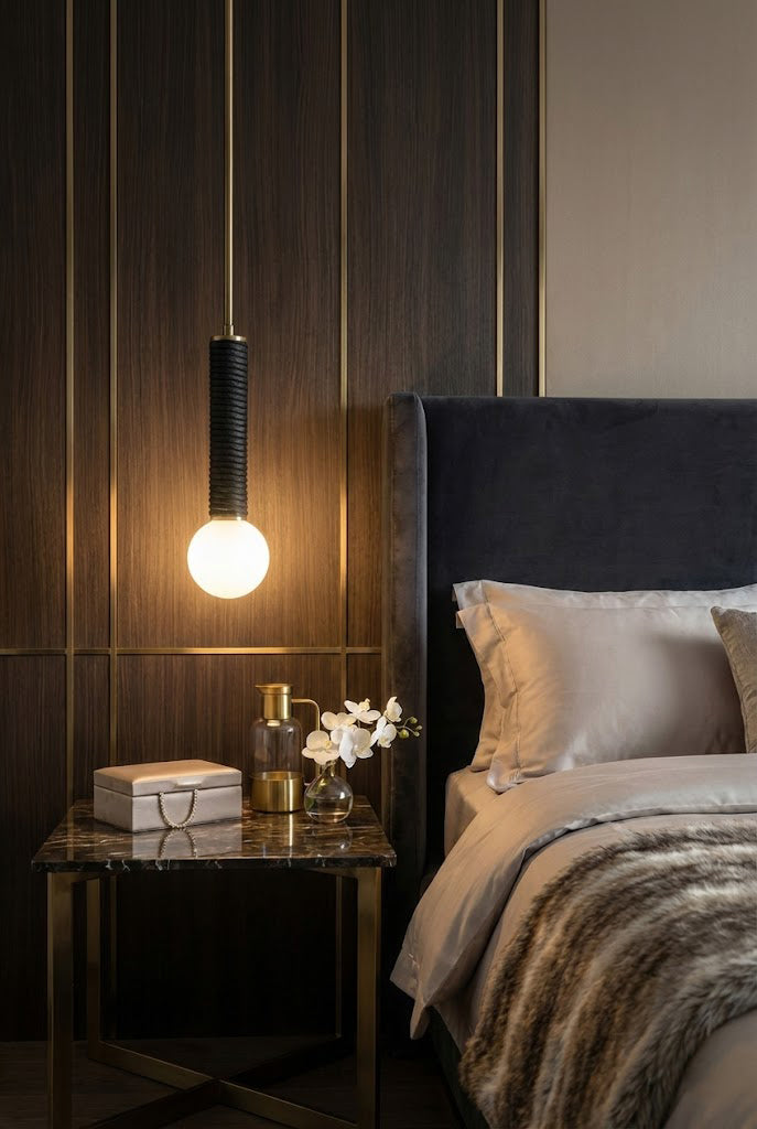 American leather Pendant Light - view 3 | everlamps
