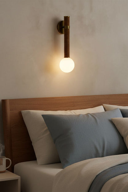 American Leather Wall Lamp - view 2 | everlamps