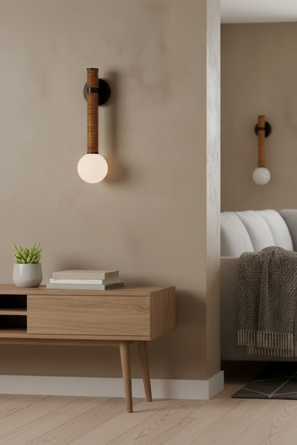 American Leather Wall Lamp - view 3 | everlamps