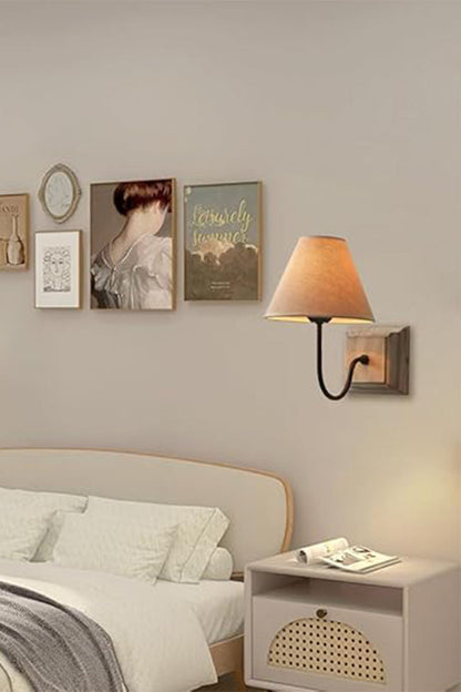 American Simple Solid Wood Wall Lamp - view 3 | everlamps