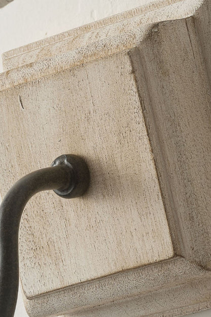 American Simple Solid Wood Wall Lamp - view 9 | everlamps