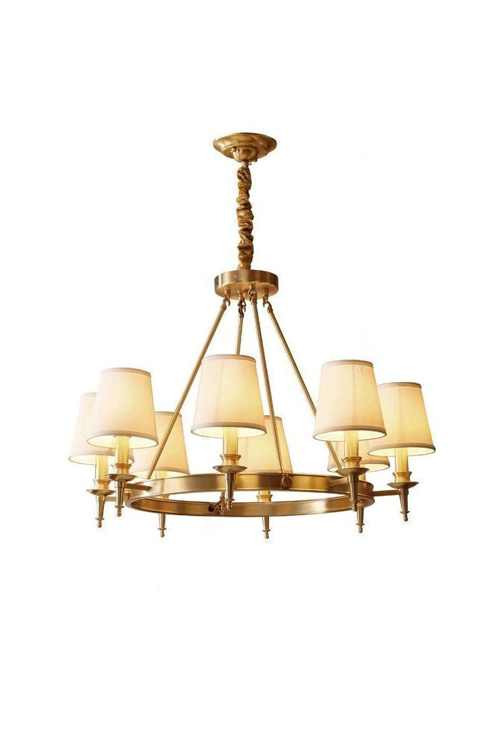 Antique Brass Chandelier - everlamps