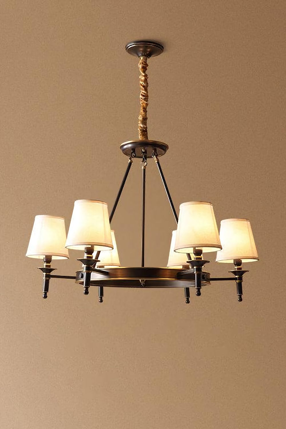 Antique Brass Chandelier - everlamps