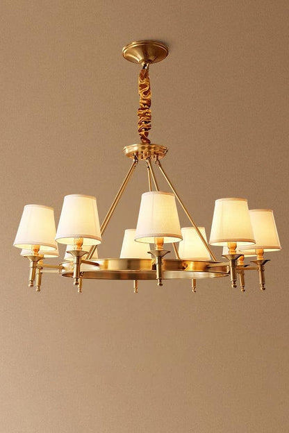 Antique Brass Chandelier - everlamps