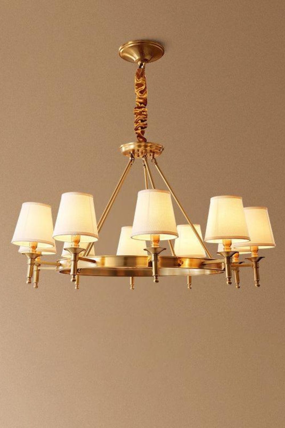 Antique Brass Chandelier - everlamps