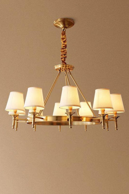 Antique Brass Chandelier - everlamps