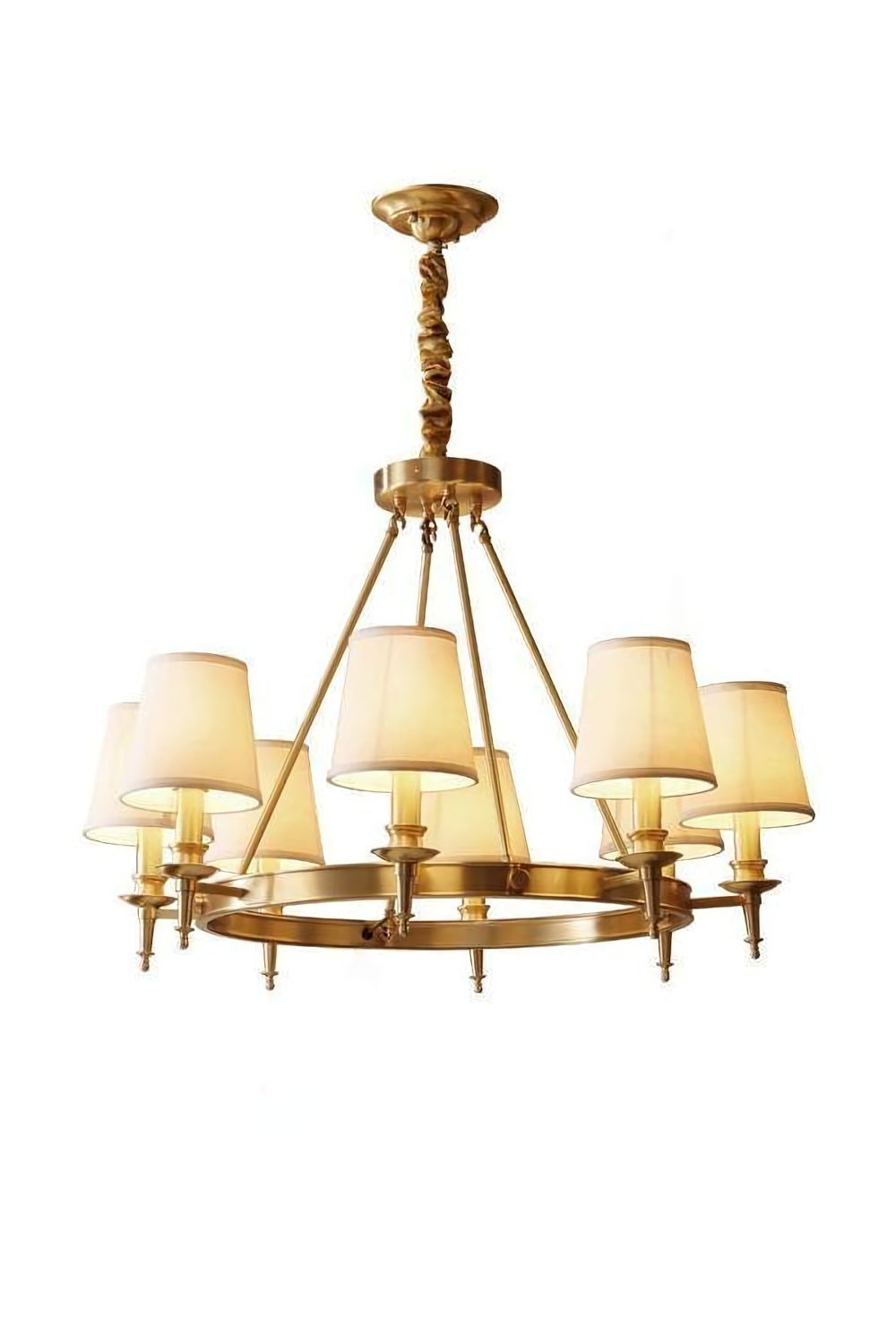 Antique Brass Chandelier - everlamps