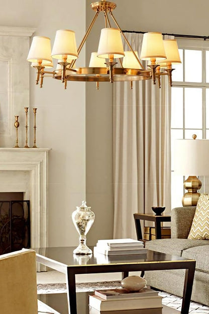 Antique Brass Chandelier - everlamps