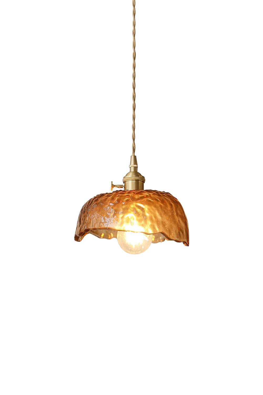 Antique Brown Glass Pendant Light | everlamps
