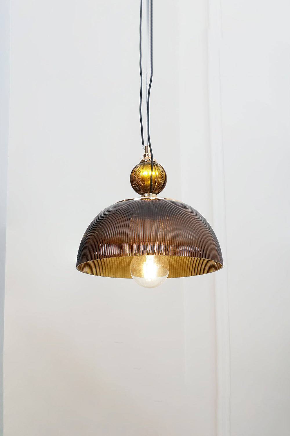 Antique Green Glass Bowl Pendant Lamp - view 13 | everlamps