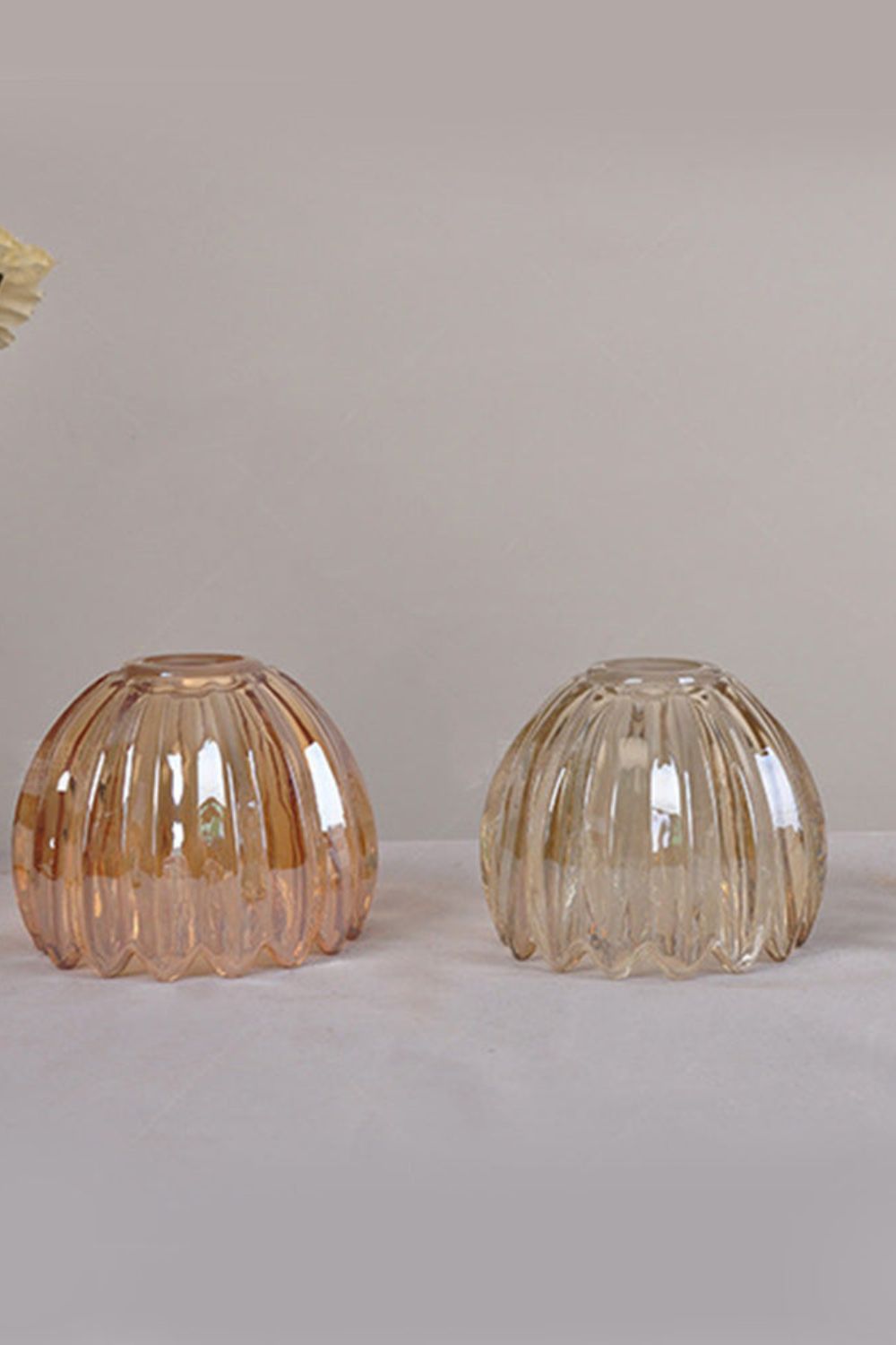 Antique Petal Shape Glass Pendant - view 11 | everlamps