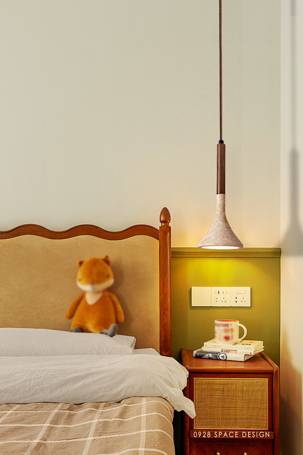 Aplomb Travertine Pendant Lamp - view 11 | everlamps