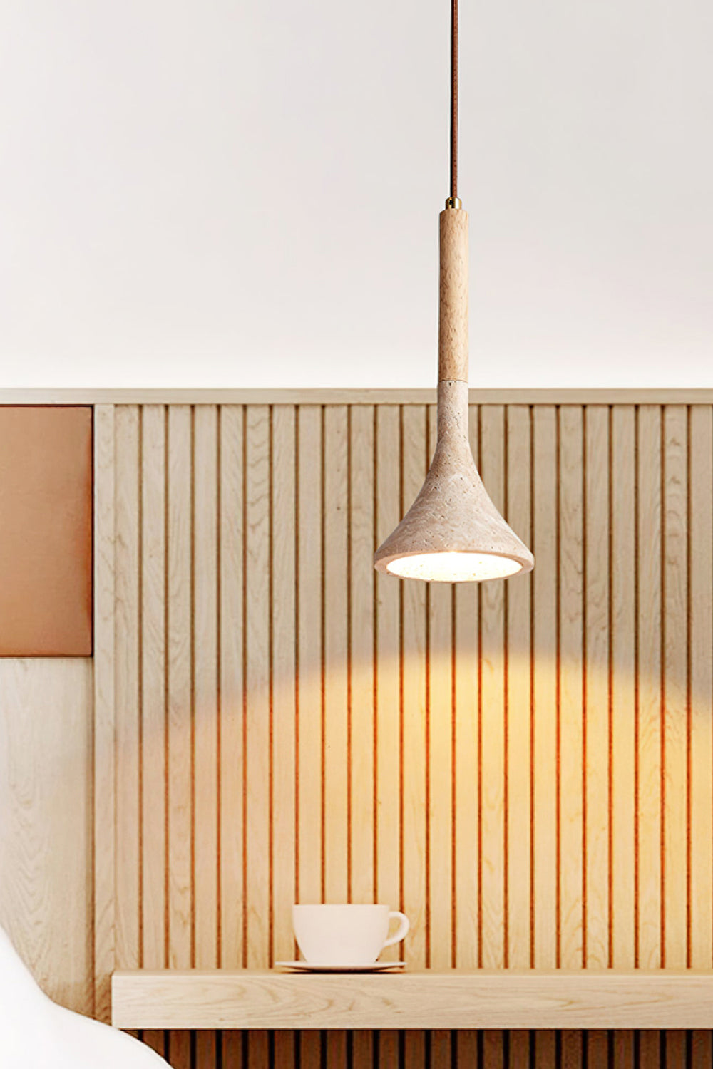 Aplomb Travertine Pendant Lamp - view 14 | everlamps