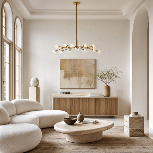 Apollo Round Chandelier 36"47"59"