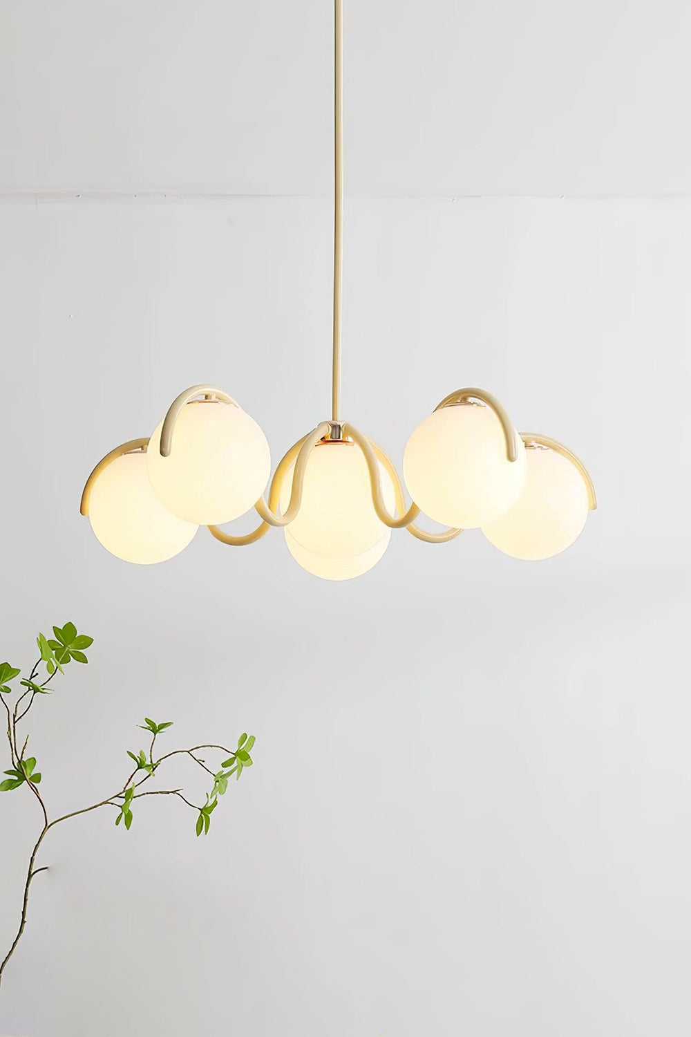Arc Glow Orb Chandelier - view 10 | everlamps
