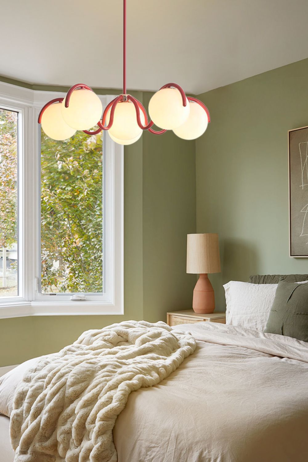 Arc Glow Orb Chandelier - view 3 | everlamps