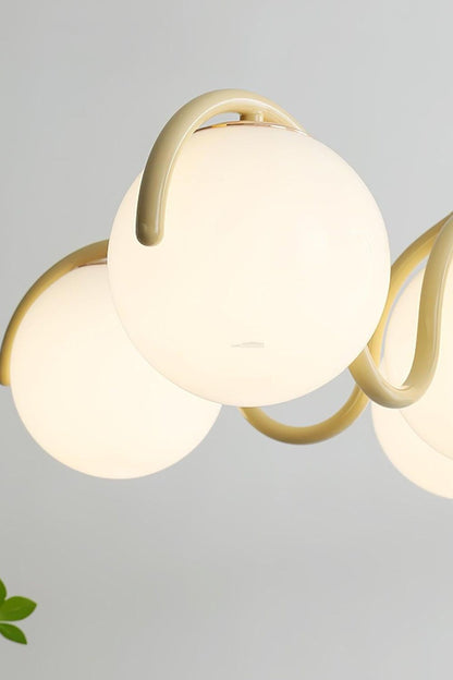 Arc Glow Orb Chandelier - view 9 | everlamps
