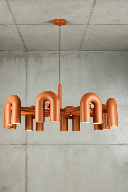 Arcade Polymer Chandelier - view 15 | everlamps