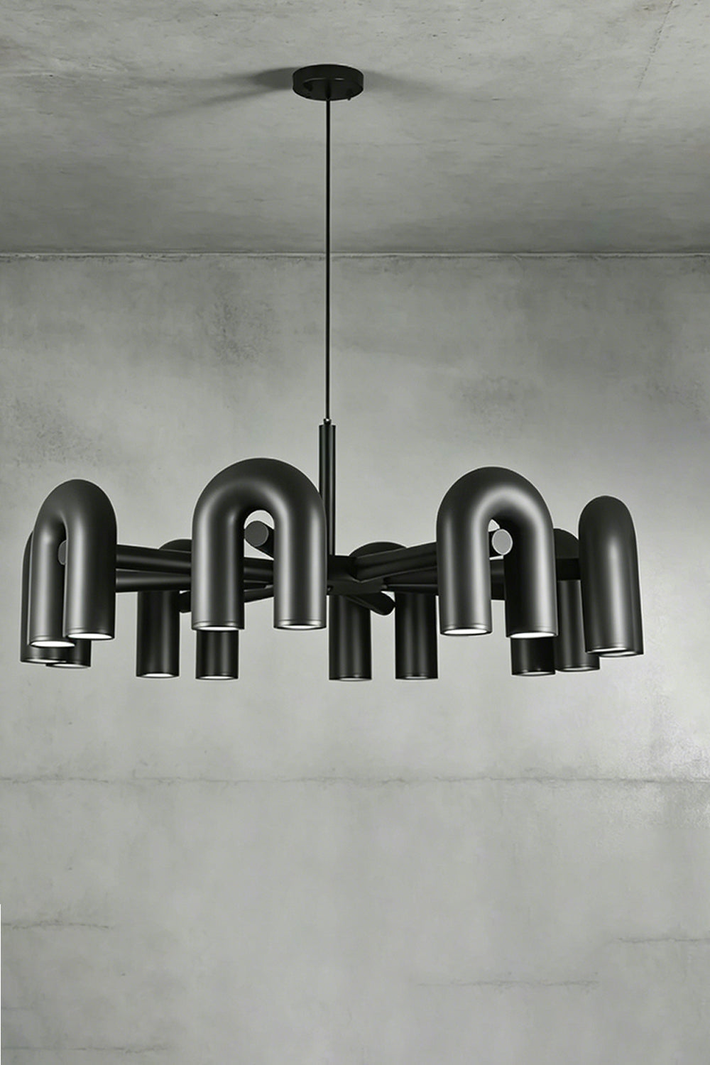 Arcade Polymer Chandelier - view 16 | everlamps