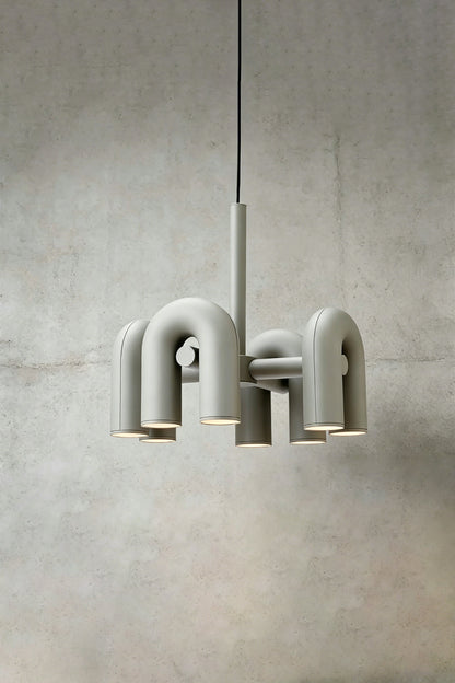Arcade Polymer Chandelier - view 17 | everlamps
