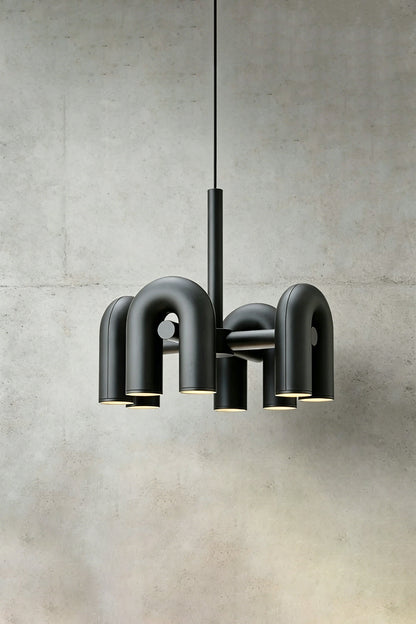 Arcade Polymer Chandelier - view 18 | everlamps