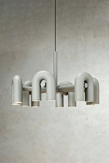 Arcade Polymer Chandelier - view 11 | everlamps