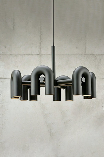 Arcade Polymer Chandelier - view 12 | everlamps