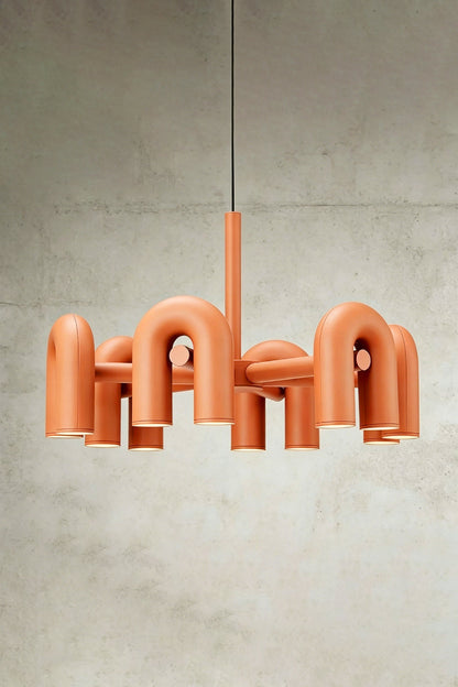 Arcade Polymer Chandelier - view 13 | everlamps