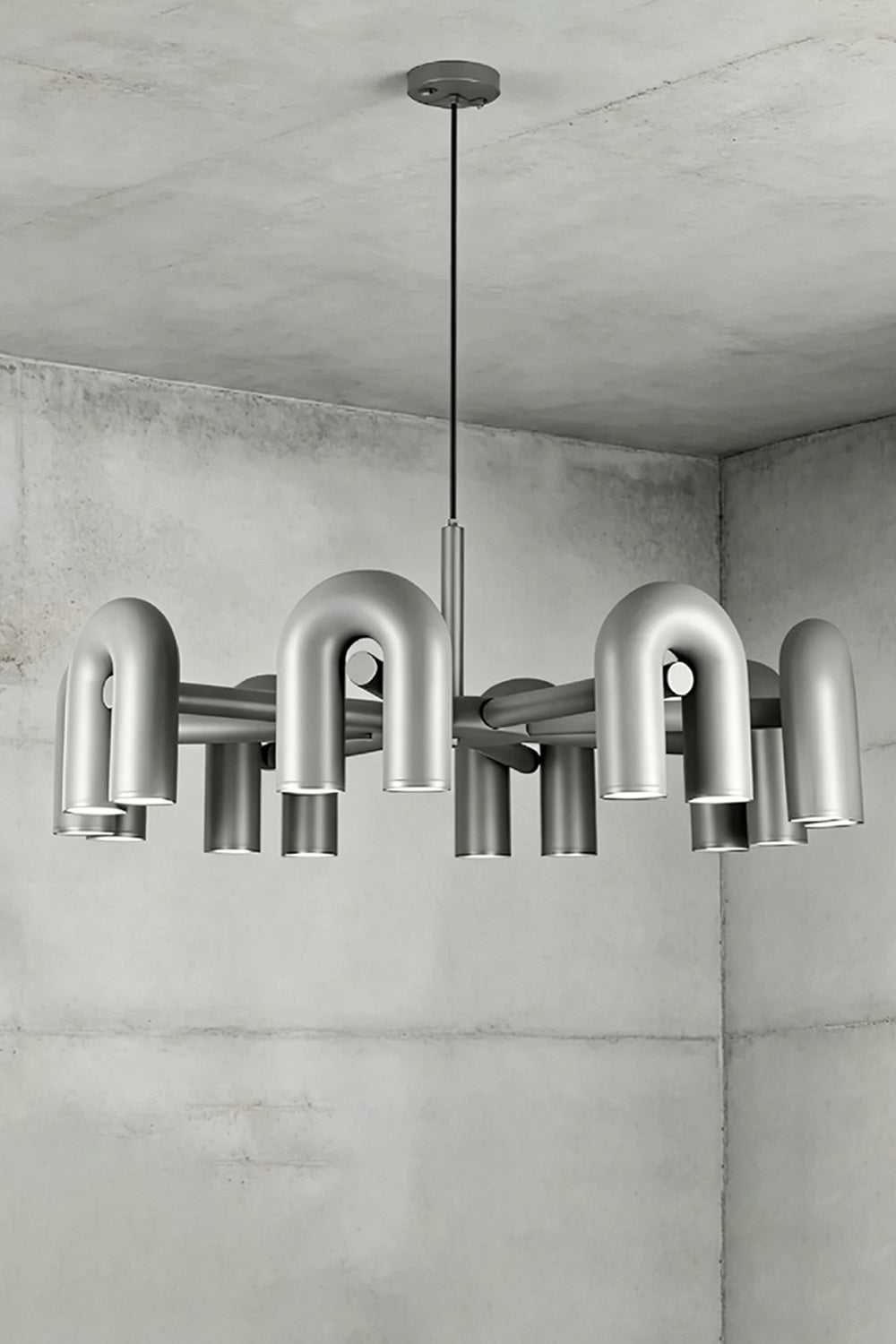 Arcade Polymer Chandelier - view 14 | everlamps