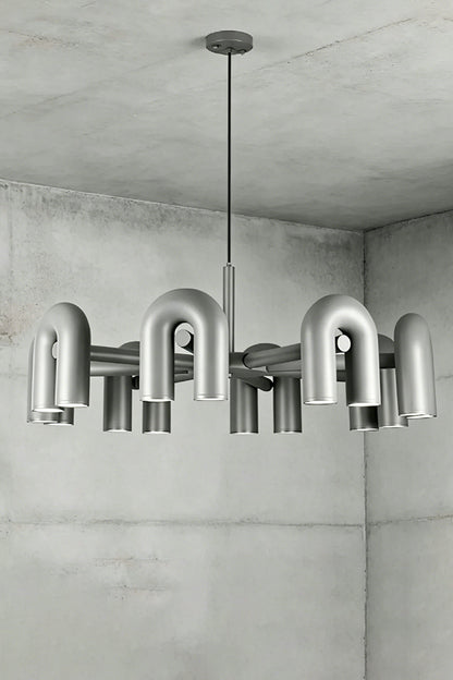 Arcade Polymer Chandelier - view 14 | everlamps