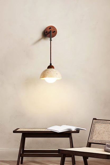 Arched Travertine Wall Light - view 12 | everlamps