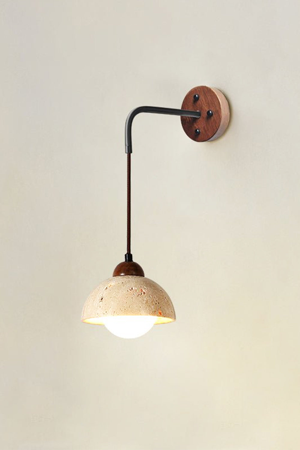 Arched Travertine Wall Light - view 26 | everlamps