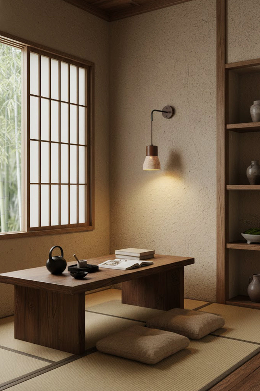 Arched Travertine Wall Light - view 13 | everlamps
