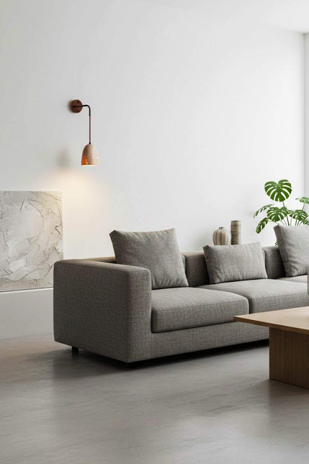 Arched Travertine Wall Light - view 15 | everlamps