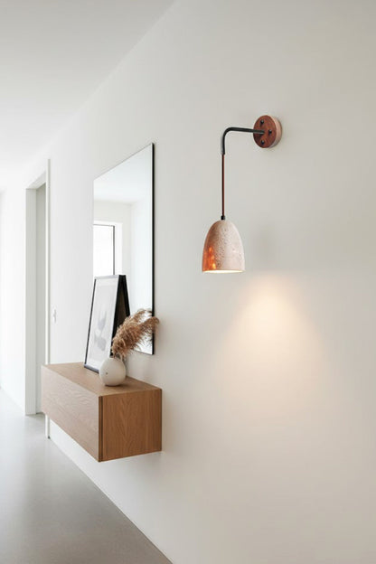 Arched Travertine Wall Light - view 9 | everlamps