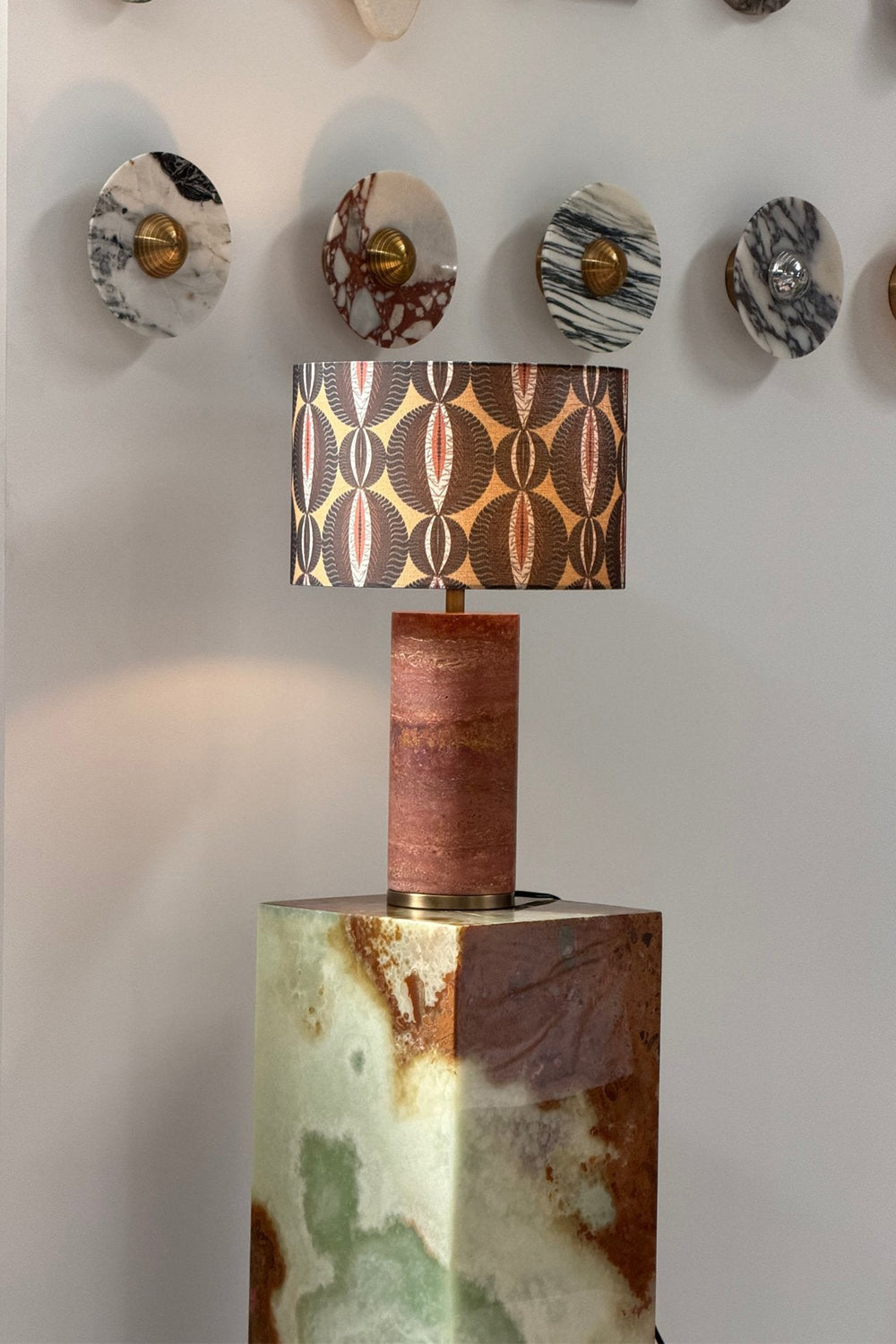 Aria Stone Table Lamp - view 8 | everlamps