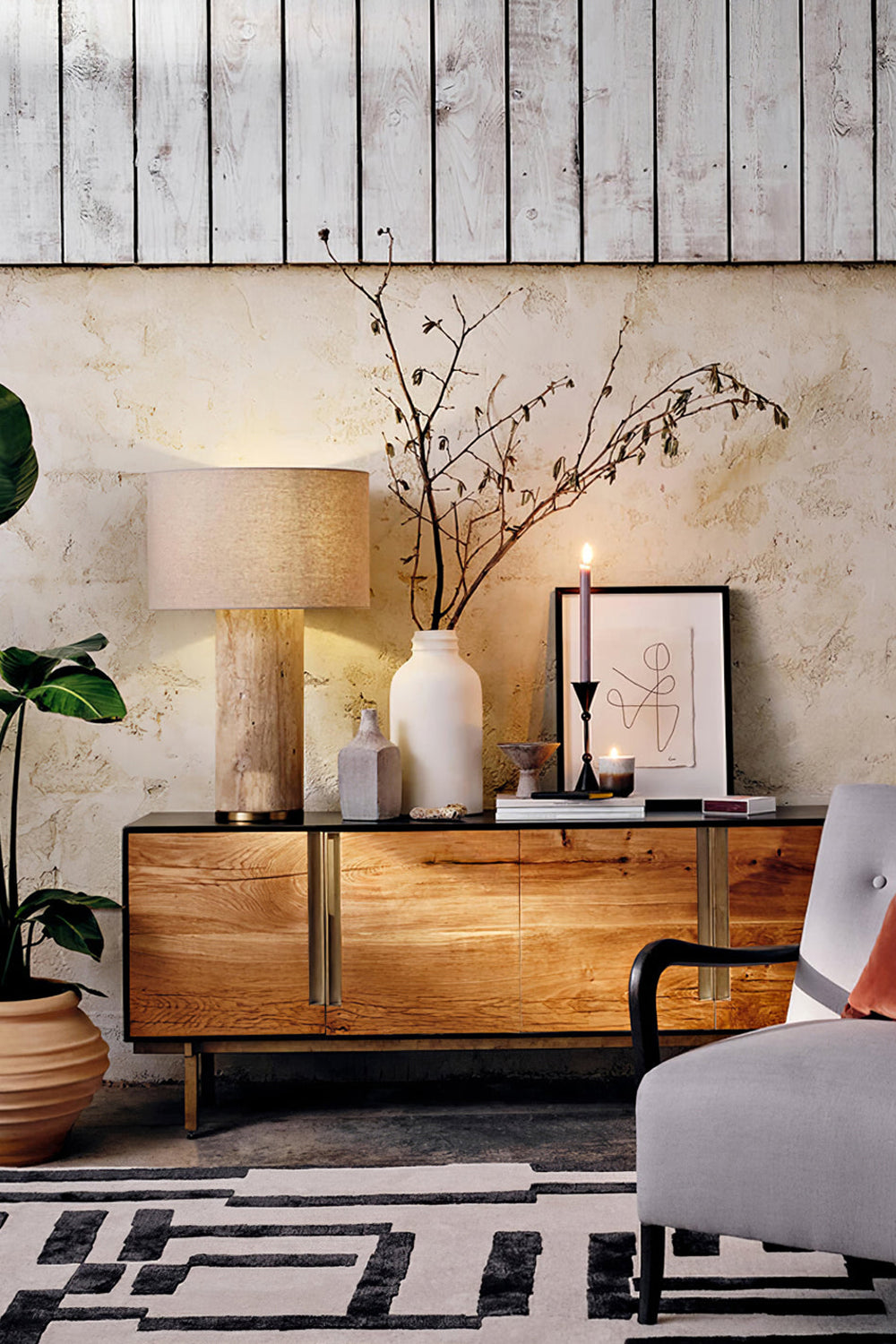 Aria Stone Table Lamp - view 12 | everlamps
