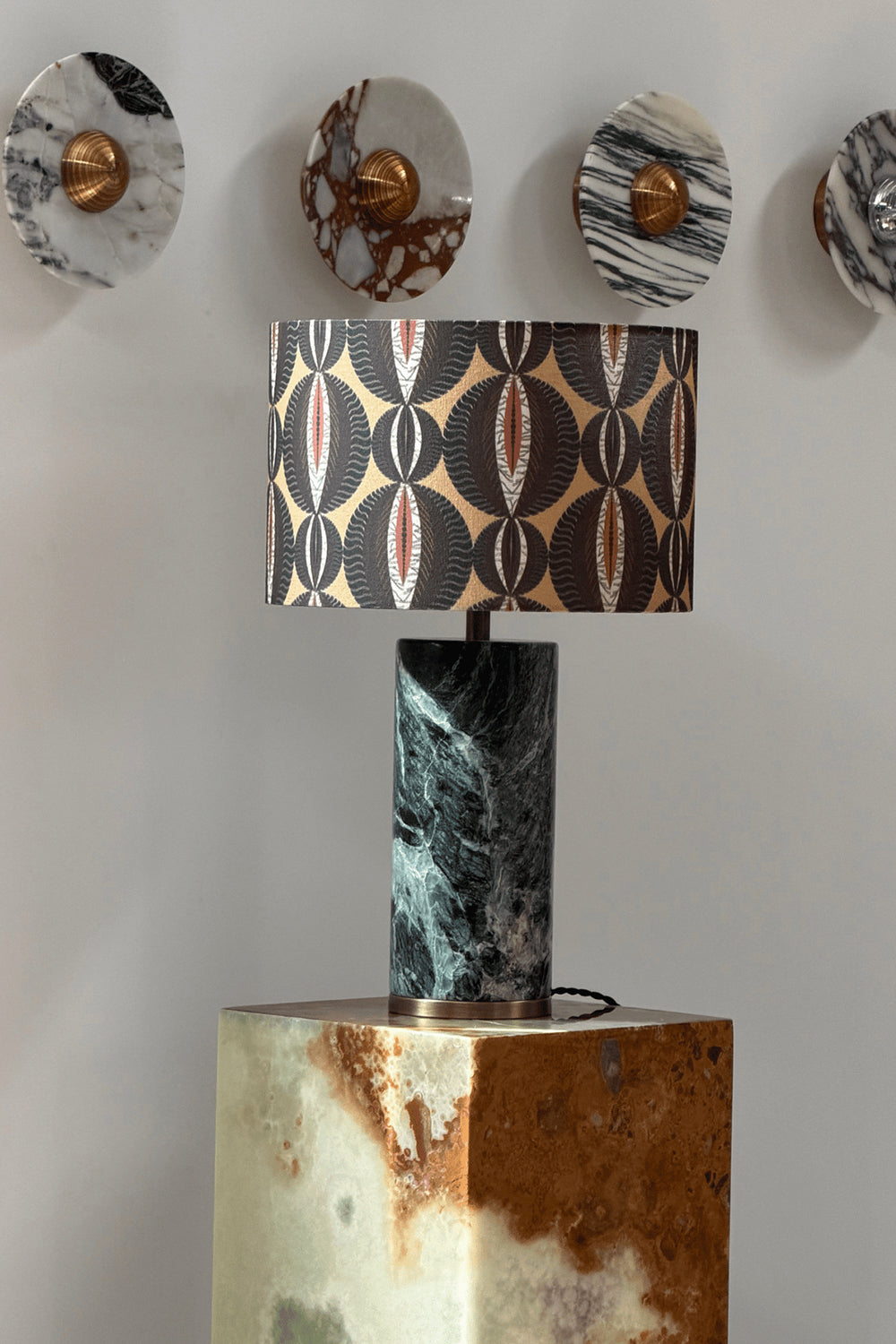 Aria Stone Table Lamp - view 7 | everlamps