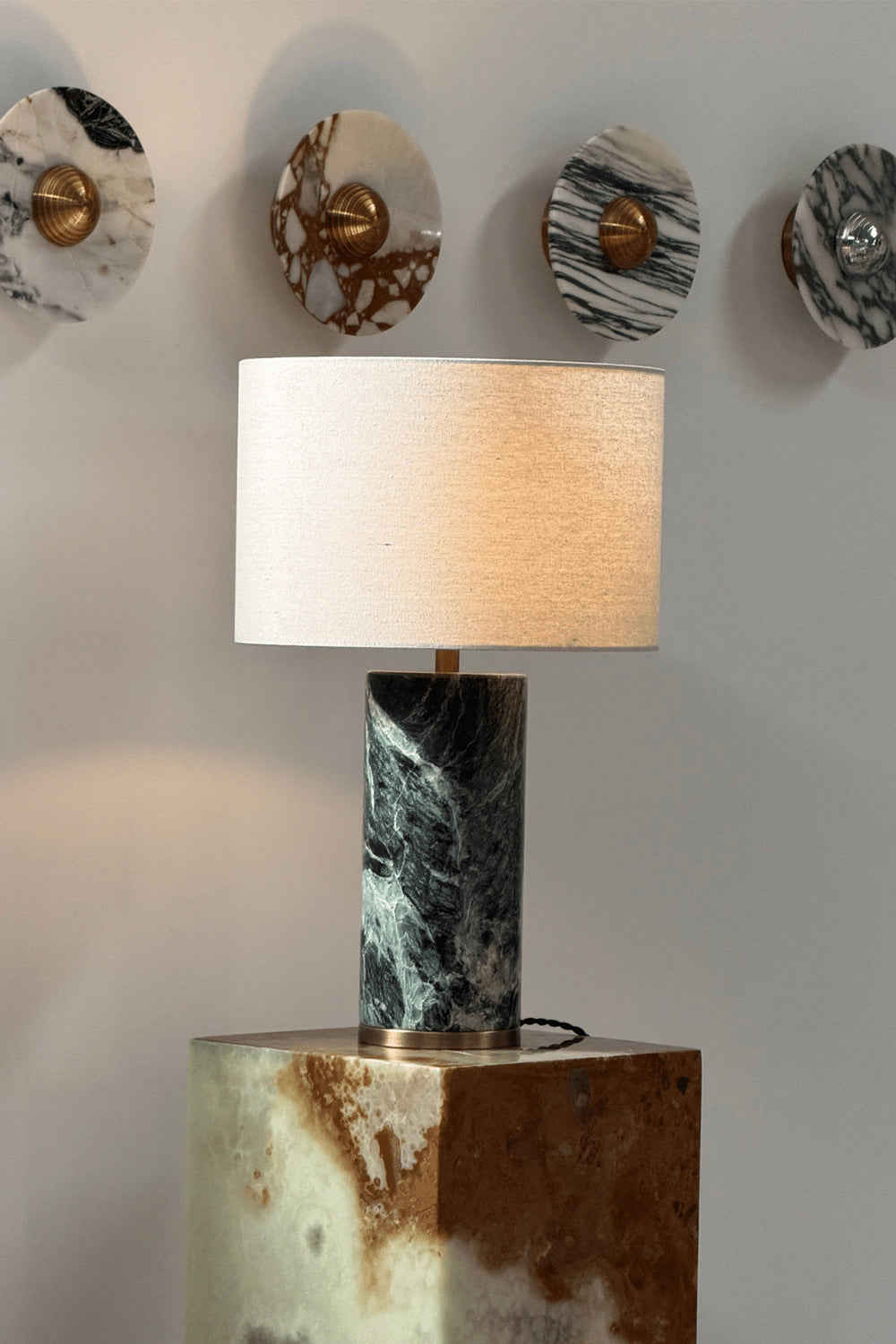 Aria Stone Table Lamp - view 19 | everlamps
