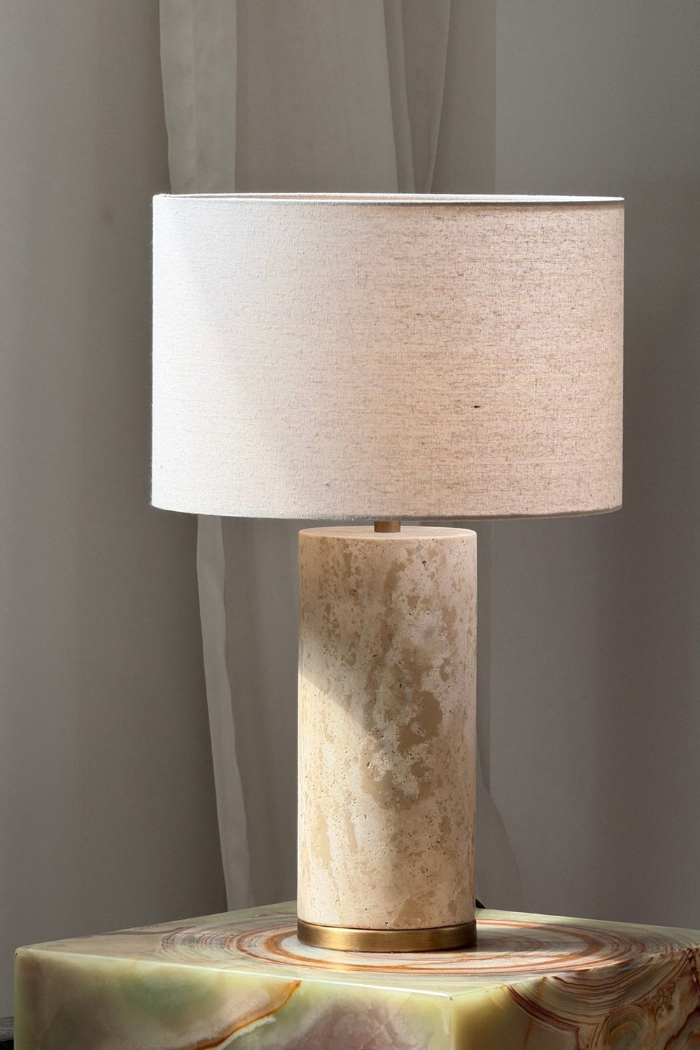 Aria Stone Table Lamp - view 15 | everlamps