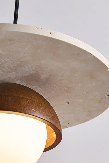 Arlo Travertine Pendant Light - view 14 | everlamps